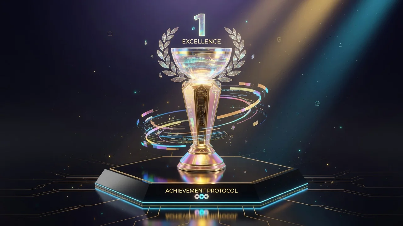 Digitální trofej symbolizující ocenění kvalitních bonusů